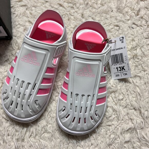 NIB ADIDAS GIRLS SUMMER CLOSED TOE WATER SANDALS-13K - Picture 6 of 6